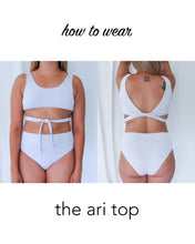 Load image into Gallery viewer, the ari top | shell
